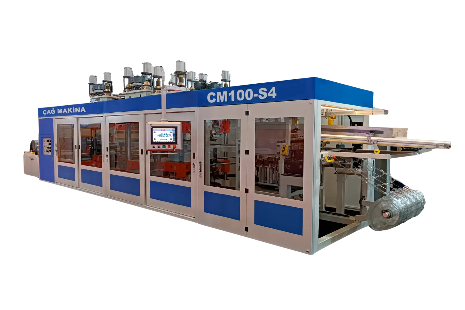 Çağ Makine CM100 Çok İstasyonlu Termoform Makinesi