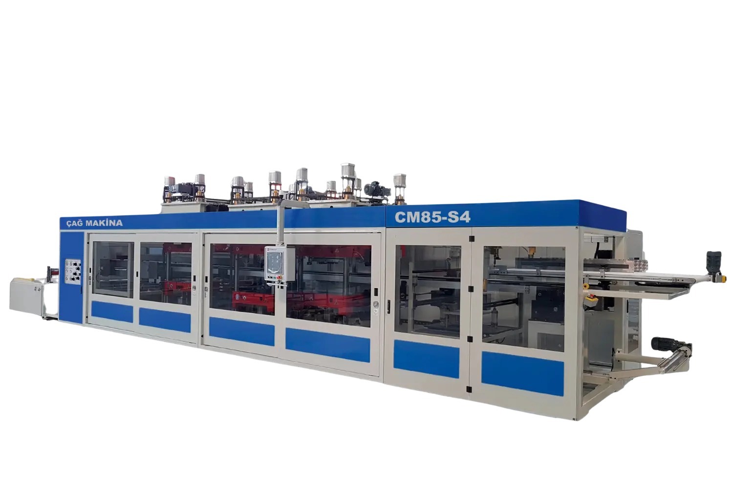 Çağ Makine CM85-S4 Serisi Çok İstasyonlu Termoform Makinesi