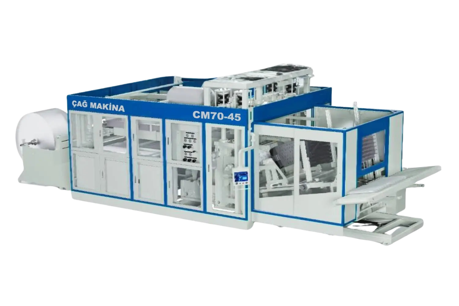 Çağ Makine CM70-45 Yüksek Hızlı Devirmeli Kalıplı Termoform Makine